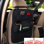 Текстилен органайзер за седалка - 2204 - черен - Image 2