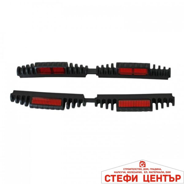 Декорация за врата 659 2бр./к-т червена