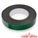 Двойнолепящо черно тиксо - 20мм х 5м - Image 3
