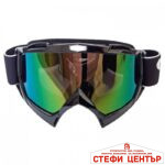 Мото очила с цветно стъкло - J-16 черни - Image 2