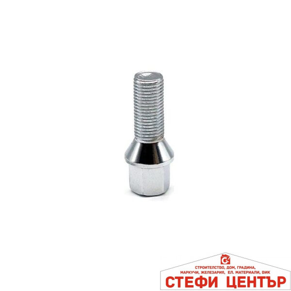 Болт за джанти конус (12мм x1.5мм х24мм)