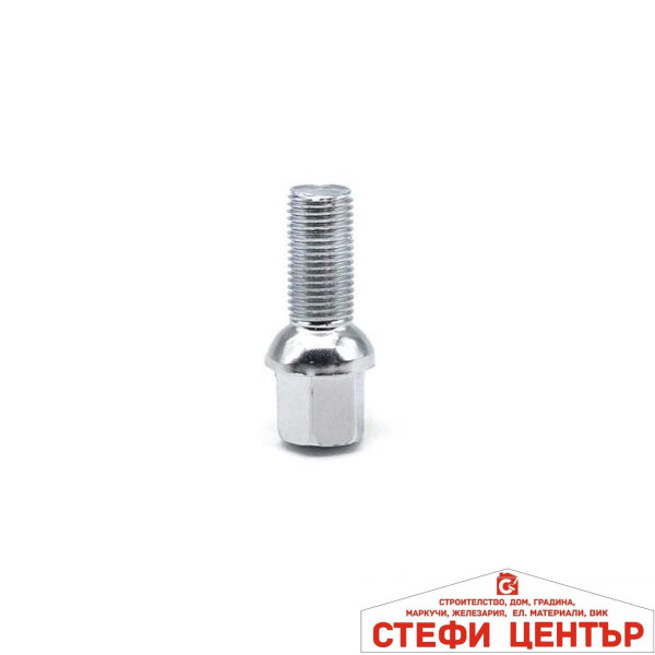 Болт за джанти сферичен (12мм x1.5мм х24мм)