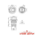 Ключ маса 12-24V 06-027