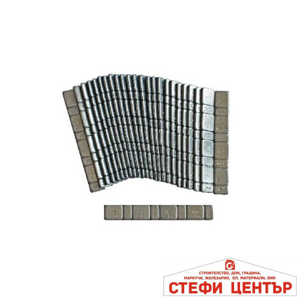 Тежести за алуминиеви джанти 60гр. ( 5гр. + 10гр.)