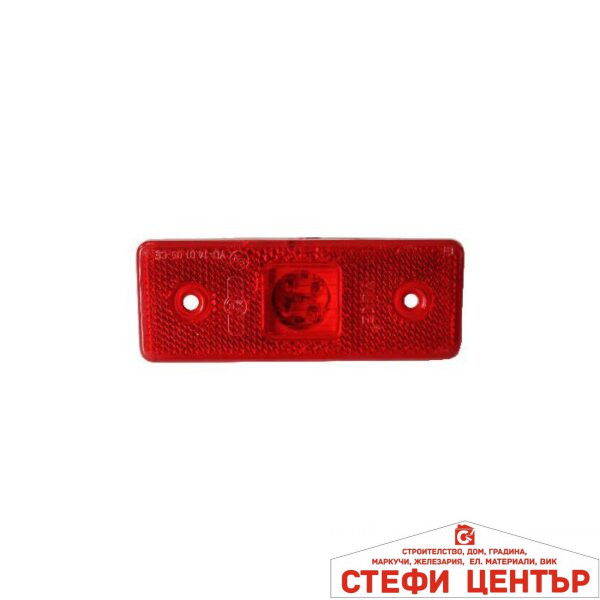 Габарит правоъгълен 0030 24V червен