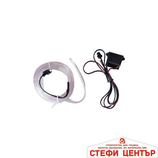 Интериорна LED лента 2 метра - бяла