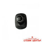 Топка за скоростен лост с маншон съвместима с Passat B6 3C (05-10) със 6 скорости - Black
