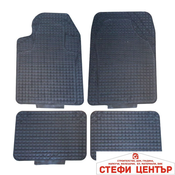 Гумени стелки универсални черни 3010-4 бр/к-т