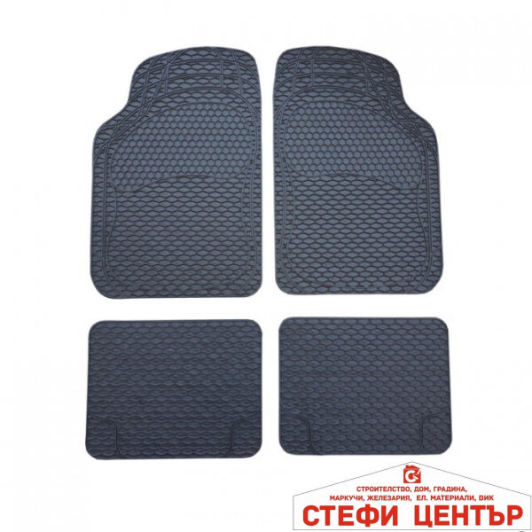 Гумени стелки универсални черни 2008-4бр/к-т