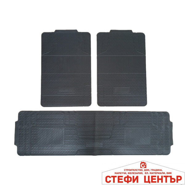 Гумени стелки универсални черни 3090-3 бр/к-т