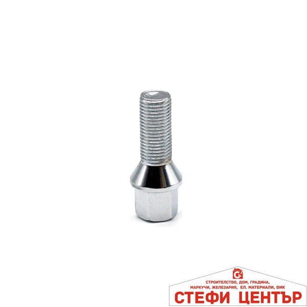 Болт за джанти тип конус  (12мм x1.25мм х24мм)