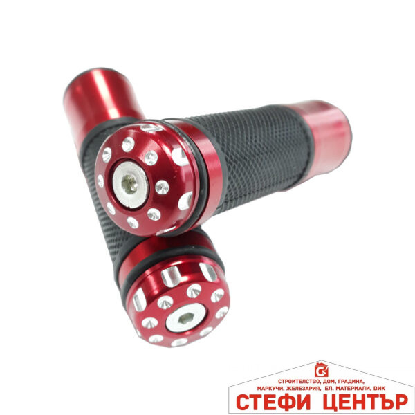 Дръжки за мотоциклет - 280 - червено - 2бр./к-т
