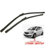 Предни чистачки съвместими с Mercedes A Class W169 (04-12) / Mercedes Vaneo (04+) 2бр/к-т - Image 3