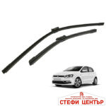 Предни чистачки съвместими с VW Polo (09+) / VW UP (12+) 2бр/к-т - Image 3