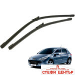 Предни чистачки съвместими с Peugeot 307 (04-07) / Citroen C4 (04-10) 2бр/к-т - Image 3