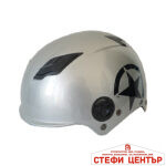 Каска за мотор М - 12 - Сива