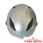 Каска за мотор М - 12 - Сива - Image 3