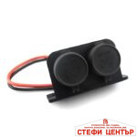 Разклонител за запалка 047 / 2 гнезда 12-24V - Image 3