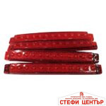 Габарит 0050 с 12 LED диода - 24V Червен - Image 2