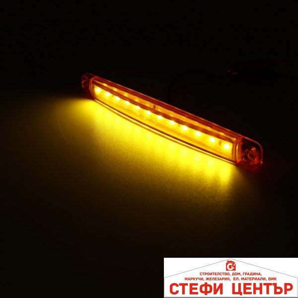 Габарит 0050 с 12 LED диода - 24V Оранжев