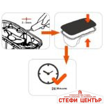 Силикон за гарнитури Visbella 85ml - прозрачен