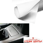 Фолио карбон Лукс - широчина 1.27м - СИВО - Image 2