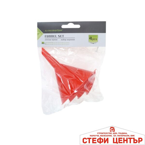 Фуния ПВЦ 58034 - 4бр/к-т