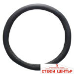 Калъф за волан 2019 - 38cm - Черен със син конец - Image 2