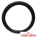 Калъф за волан М 38см - 4016 Черен - Image 2