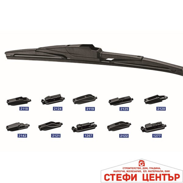 Чистачка Мотохама Задна с 10 Адаптора 11'' 275мм