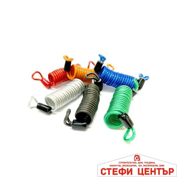 КАБЕЛ - СПИРАЛА PA625 1 МЕТЪР - 6 ЦВЯТА