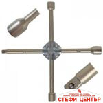 Усилен ключ за джанти кръстачка 2582 - 17-21мм и 1/2