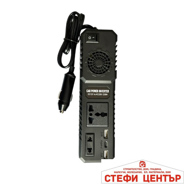 Преобразувател на напрежение 1666 12v/220v 200w