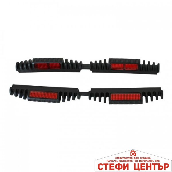 Декорация за врата 659 2бр./к-т червена