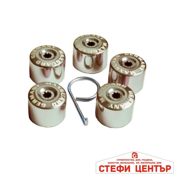 Декоративни капачки за болтове на джантите 17мм - Сив