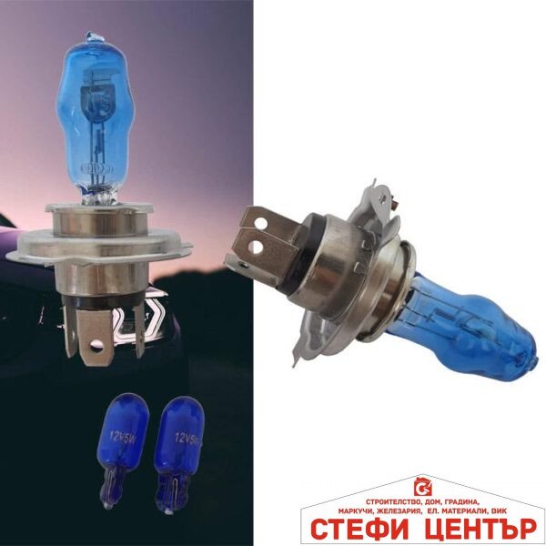 Халогенни крушки H4 + габарити Т10
