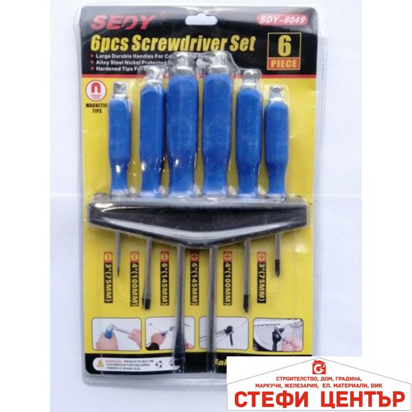 ОТВЕРТКИ УДАРНИ PA305 6 БР/К-Т