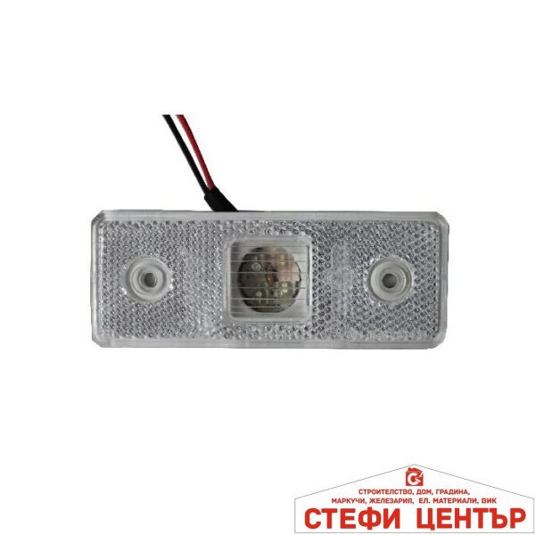 Габарит правоъгълен 0030 24V бял