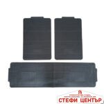 Гумени стелки универсални черни 3090-3 бр/к-т