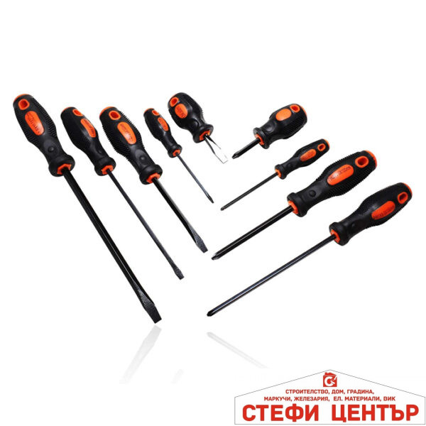 Отвертки 9бр в к-т - 10909