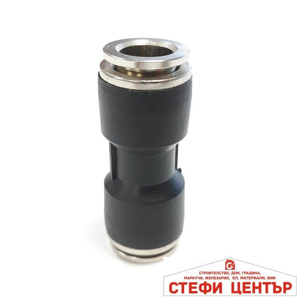 Бърза връзка права 14мм - черна