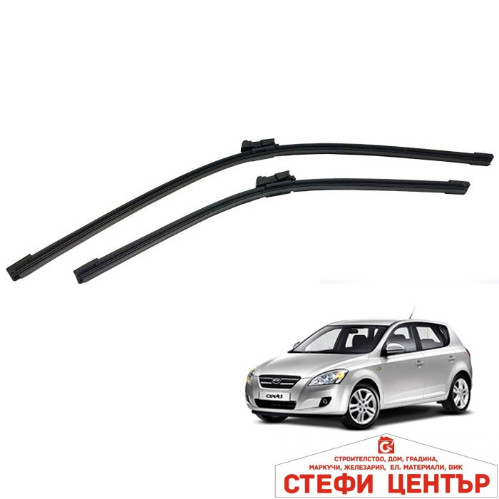 Предни чистачки съвместими с Kia Seed (07-09) 2бр/к-т - Image 3