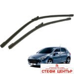Предни чистачки съвместими с Peugeot 307 (04-07) / Citroen C4 (04-10) 2бр/к-т - Image 3