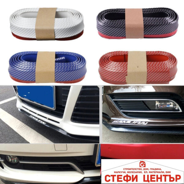 Спойлер самурай за броня 2352-3 син карбон