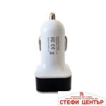 Универсално USB зарядно за кола с два порта - 13611 - Image 2