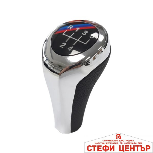 Топка за скоростен лост съвместима с BMW - M - 5 скорости - хром