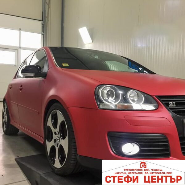 Фолио за облепяне червен мат 1.52m x 1m CST01