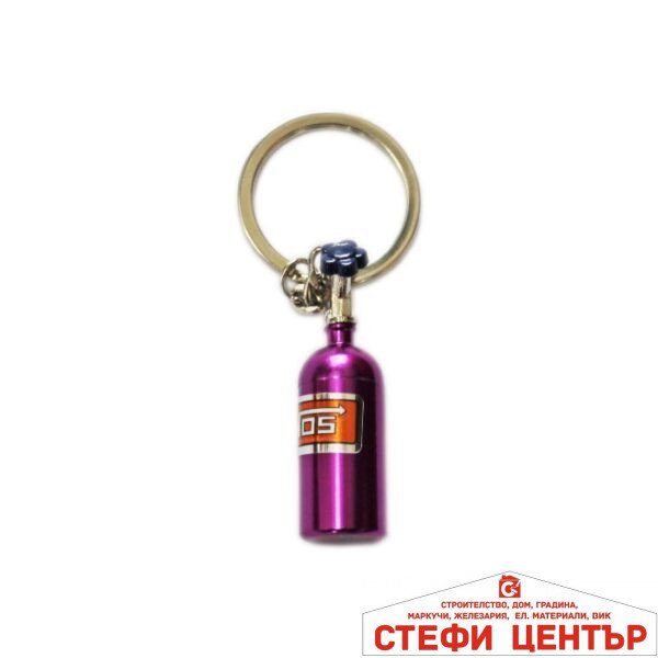 Ключодържател нитро бутилка лилав