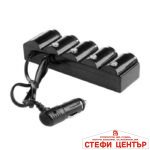 Разклонител за запалка 4-ка + 2 USB 1504 - Image 3