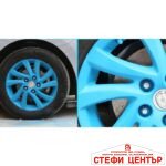 Спрей боя гумирана CAR DES 400ml - Светло син - Image 3